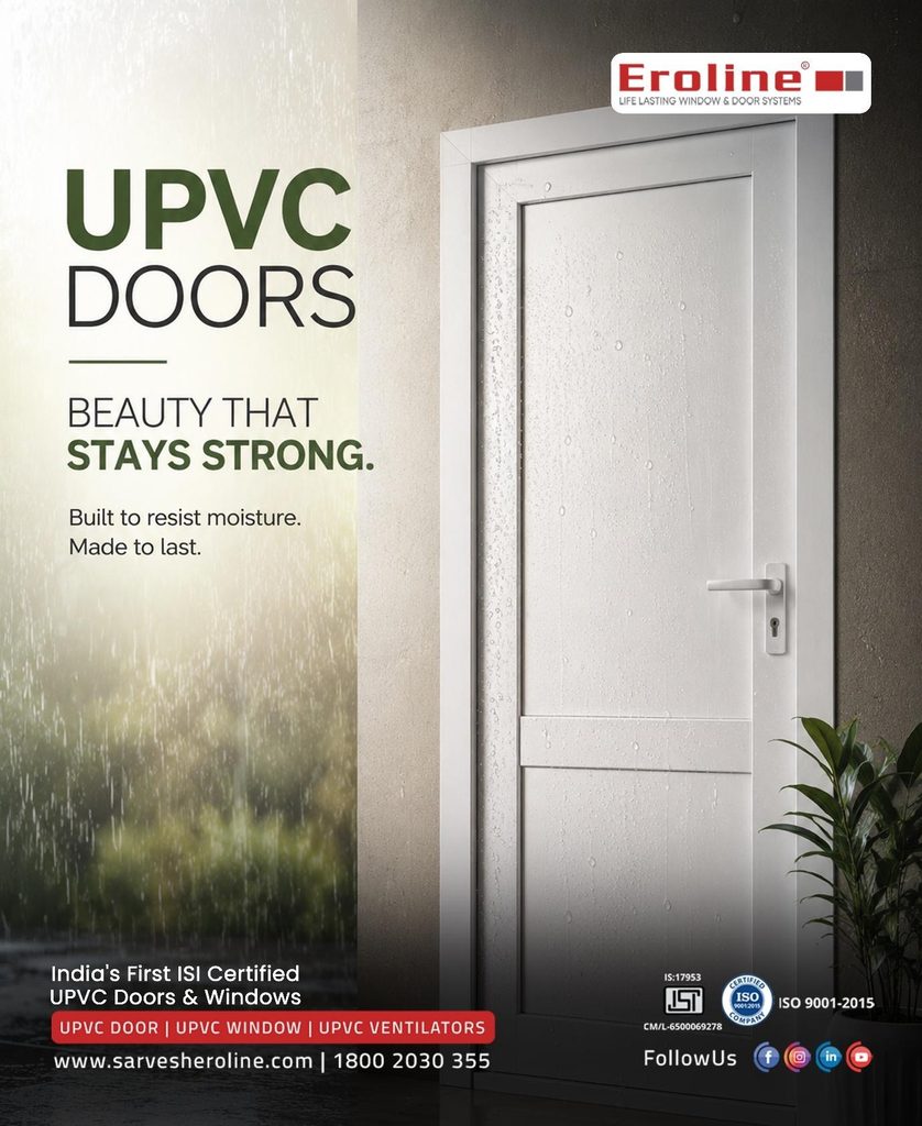 uPVC Doors for Bathroom in Bangalore for Modern Apartments